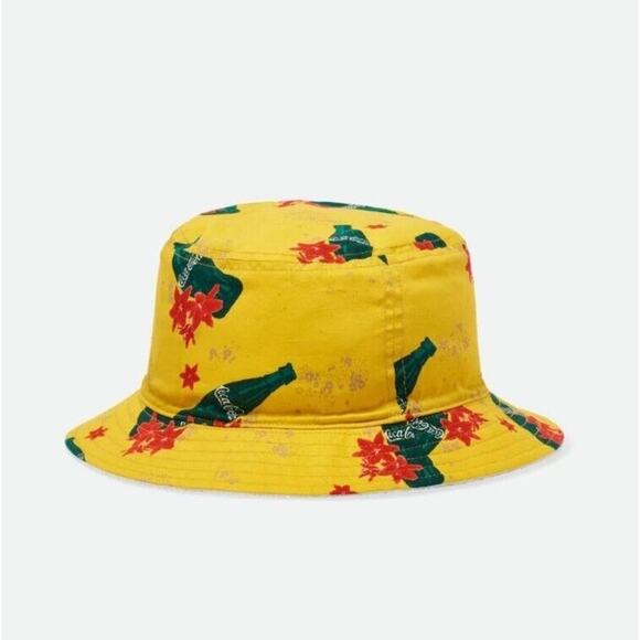 Brixton x Coca-Cola Good Day Rock ‘N’ Roll Classics Reversible Bucket Hat S/M - Picture 2 of 10